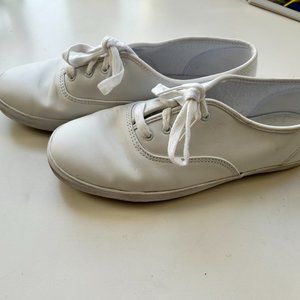 Champion Lace-Up Leather Sneakers